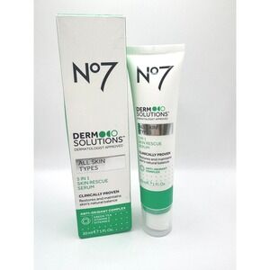 No7 Derm Solutions 5 in 1 Skin Rescue Serum 30ml NEW
